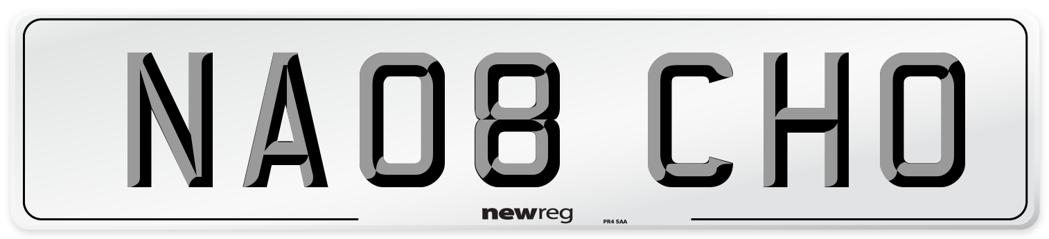 NA08 CHO Number Plate from New Reg